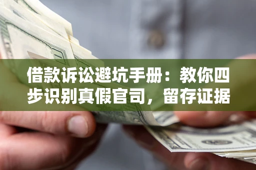 济南借款诉讼避坑手册：教你四步识别真假官司，留存证据不踩雷