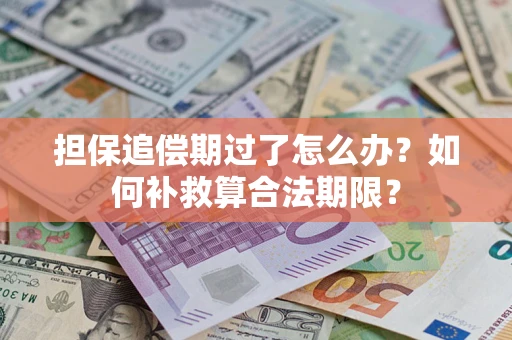 济南担保追偿期过了怎么办？如何补救算合法期限？
