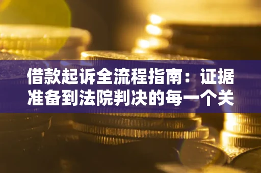 济南借款起诉全流程指南：证据准备到法院判决的每一个关键步骤