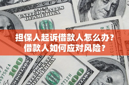 济南担保人起诉借款人怎么办？借款人如何应对风险？