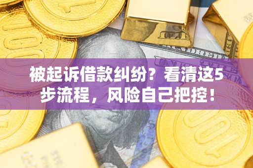 济南被起诉借款纠纷？看清这5步流程，风险自己把控！