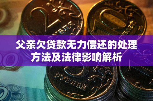 济南父亲欠贷款无力偿还的处理方法及法律影响解析